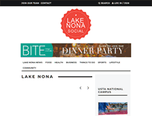 Tablet Screenshot of lakenonasocial.com